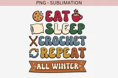 Christmas crochet png design for T-shirts Product Image 2