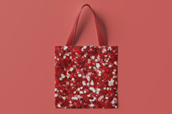 Red Heart Glitter Digital Paper Product Image 3