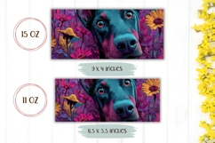 Doberman Mug Design, Animals Mug Print, Doberman Dog PNG Product Image 2