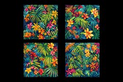 Tropical Colorful Digital Paper Patterns Product Image 2