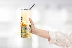 Spring floral tumbler wrap sublimation Product Image 2