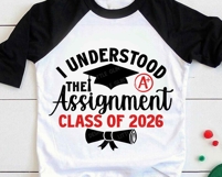 Senior Class of 2026 SVG, Graduation SVG, Senior 2026 Shirt Product Image 2