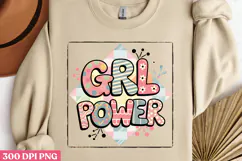 GRL POWER PNG, Girl Power sublimation PNG Product Image 2