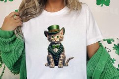 St Patricks Day Cats Clipar, Bundle, St Patricks Day Cats Product Image 2