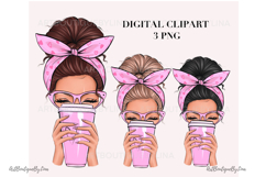 Coffee Girl PNG Clipart Product Image 1