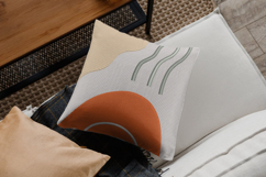 Modern Abstract Arch Wave Embroidery Design Product Image 2