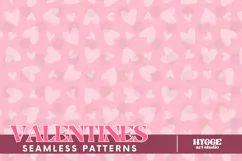 St Valentine's Day Hearts Cupid Love Seamless Pattern PNG Product Image 1