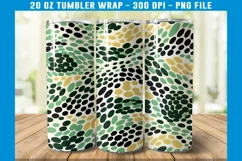 Crocodile Print Tumbler Wrap | Tumbler Wrap Sublimation Product Image 2
