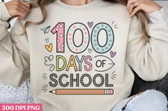 100 Days of School PNG Product Image 1