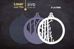 Christmas Tree Toy SVG laser cut file for Glowforge Product Image 3