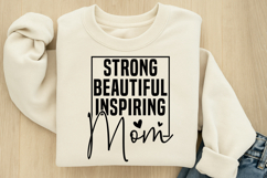Strong beautiful inspiring mom SVG Product Image 2