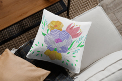 Elegant Multi-Color Flower Embroidery Design for Machine Product Image 2