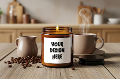 Transparent candle jar mockup Product Image 3