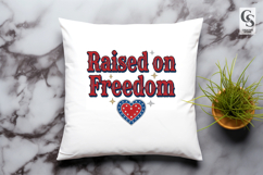 Sweet Home USA Patriotic Typography Sublimation PNG Product Image 2