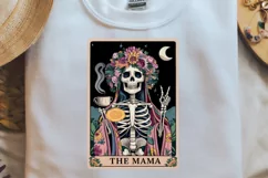 Funny Skeleton Tarot Card, The mama tarot card PNG Product Image 1