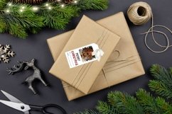 Cozy Winter Gift Tag, Christmas Girl Gift Tag Template Product Image 2