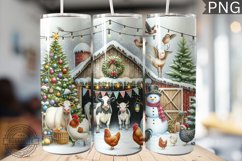 Farm Animals Tumbler Wrap - Christmas Tumbler Design Product Image 1