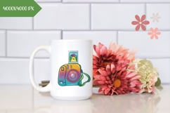 Hand Drawn Camera Illustration, Cartoon Camera PNG Product Image 2