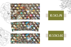 Sparkle Tumbler Template, Sequin 40 Oz Tumbler Wrap Product Image 2