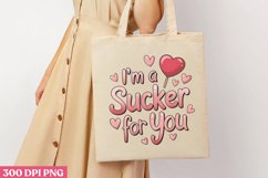 I&#039;m a sucker for you PNG, Retro Valentine PNG Product Image 2