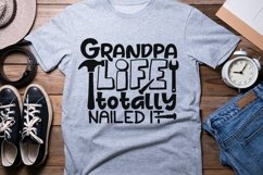 Grandpa Life Totally Nailed It Svg, Father&#039;s Day Svg. Product Image 3