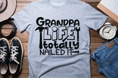Grandpa Life Totally Nailed It Svg, Father's Day Svg. Product Image 3