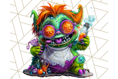 Spooky Cute Monster PNG Clipart, Adorable Halloween Monsters Product Image 2