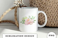 Watercolor Flowers Bouquet png Product Image 2
