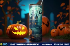 Halloween Tumbler Sublimation Wraps, Tumbler Halloween Product Image 2