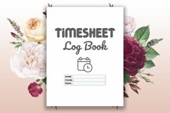 Timesheet Log Book KDP Interior Product Image 2