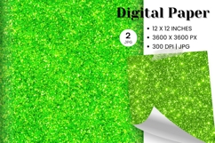 green glitter Background Wallpaper Sparkles Digital Paper138 Product Image 1