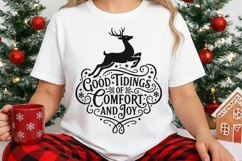 Good Tidings Of Comfort And Joy Svg, Farmhouse Christmas Svg Product Image 3