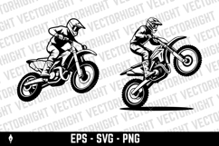 Winged motorcycle spark plug. Design elements for logo Product Image 2
