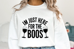 Im just here for the Boos Svg | Halloween Svg | Shirt Svg Product Image 1