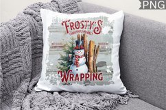 Frostys Christmas Market,Christmas Vintage Sign Sublimation Product Image 2