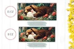 Cartoon Bear Mug Design, Forest Mug Sublimation Product Image 2