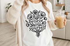 Believe In Yourself Svg, Mental Health Svg, Self Love Svg. Product Image 3