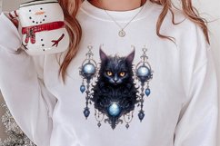 Mysterious Gothic Christmas Clipart Sublimation Product Image 2