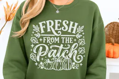 Fresh From The Patch Svg, Pumpkin Patch Svg, Pumpkin Svg. Product Image 3