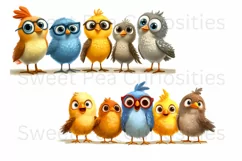 Birds, Art, Anime, Ephemera, PNG, Clipart Product Image 2