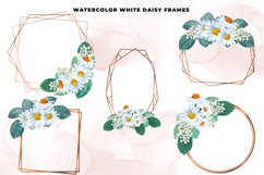 Watercolor Daisy Copper Frames Product Image 3