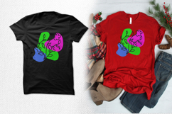 Abstract Floral Line Art Embroidery Design File Product Image 2