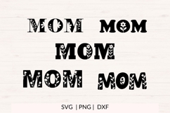 Floral Mom SVG Bundle, Mama Flower Text Cut Files Product Image 2