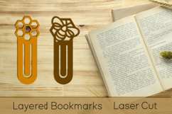 Honey bee bookmarks svg layered, Laser cut bookmarks Product Image 2
