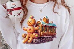 Watercolor Santa Claus Sublimation Clipart, Santa PNG Product Image 2