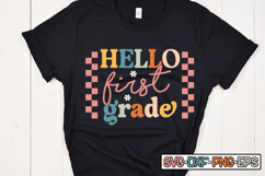 hello first grade SVG Design, Back to school Product Image 3
