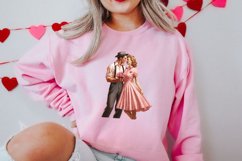 Valentines Day Couple Clipart, Valentines Clipart Product Image 2