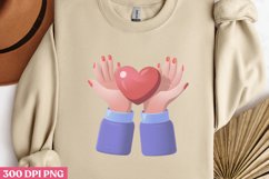 Pop Art Valentine Day Clipart PNG Product Image 1
