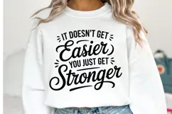 You just get stronger Svg | Svg Cut Files | Shirt Svg Product Image 1
