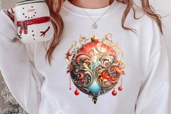 Beautiful Christmas Watercolor Clipart, Beautiful Christmas Product Image 2